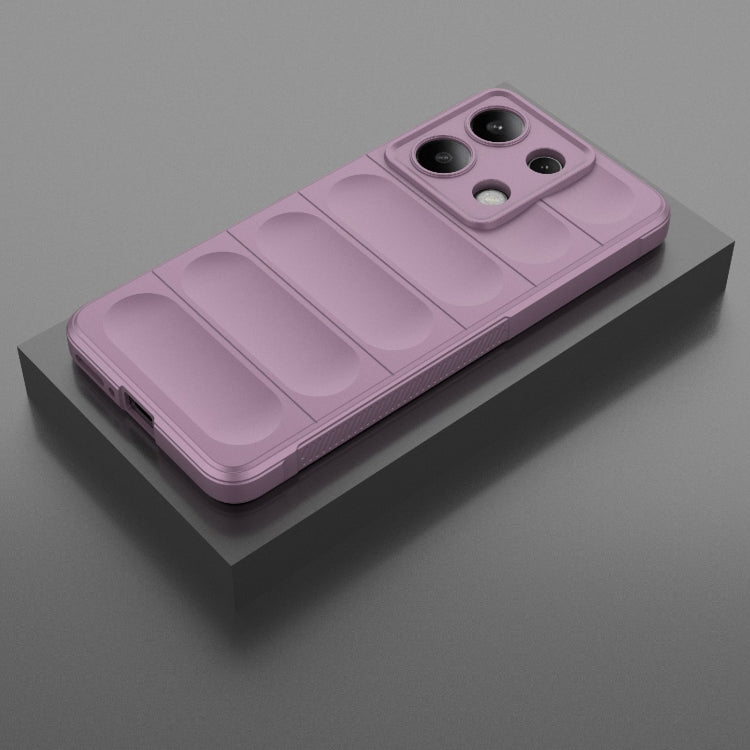 For Xiaomi Redmi Note 13 4G Global Magic Shield TPU + Flannel Phone Case(Purple) - Note 13 Cases by PMC TechLife | Online Shopping South Africa | PMC TechLife | Buy Now Pay Later Mobicred