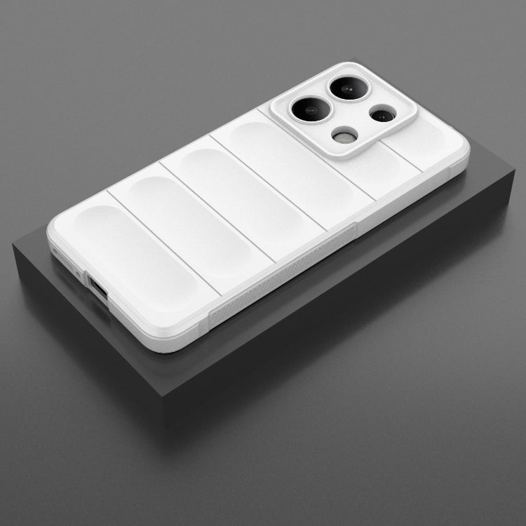 For Xiaomi Redmi Note 13 4G Global Magic Shield TPU + Flannel Phone Case(White) - free shipping - PMC TechLife - Order now!