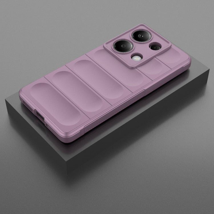 For Xiaomi Redmi Note 13 Pro 4G Global Magic Shield TPU + Flannel Phone Case(Purple) - Note 13 Pro Cases by PMC TechLife | Online Shopping South Africa | PMC TechLife | Buy Now Pay Later Mobicred