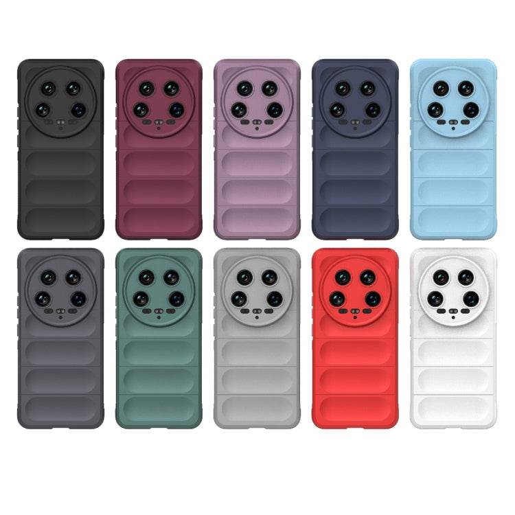 For Xiaomi 14 Ultra Magic Shield TPU + Flannel Phone Case(Red) - 14 Ultra Cases by PMC TechLife | Online Shopping South Africa | PMC TechLife | Buy Now Pay Later Mobicred
