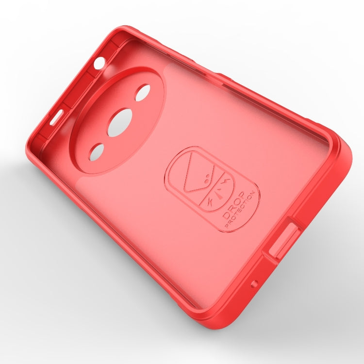 For Xiaomi Redmi A3 4G Global Magic Shield TPU + Flannel Phone Case(Red) - Xiaomi Cases by PMC TechLife | Online Shopping South Africa | PMC TechLife | Buy Now Pay Later Mobicred