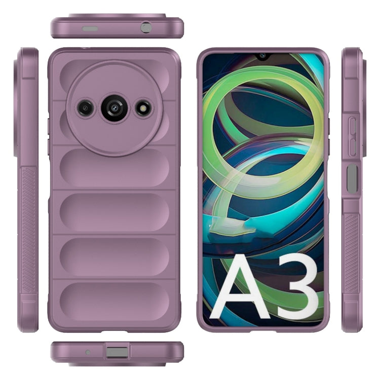 For Xiaomi Redmi A3 4G Global Magic Shield TPU + Flannel Phone Case(Purple) - Xiaomi Cases by PMC TechLife | Online Shopping South Africa | PMC TechLife | Buy Now Pay Later Mobicred