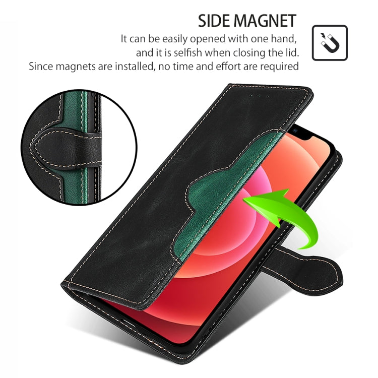 For Infinix Note 40 Pro 4G Skin Feel Magnetic Buckle Leather Phone Case(Black) - Infinix Cases by PMC TechLife | Online Shopping South Africa | PMC TechLife | Buy Now Pay Later Mobicred