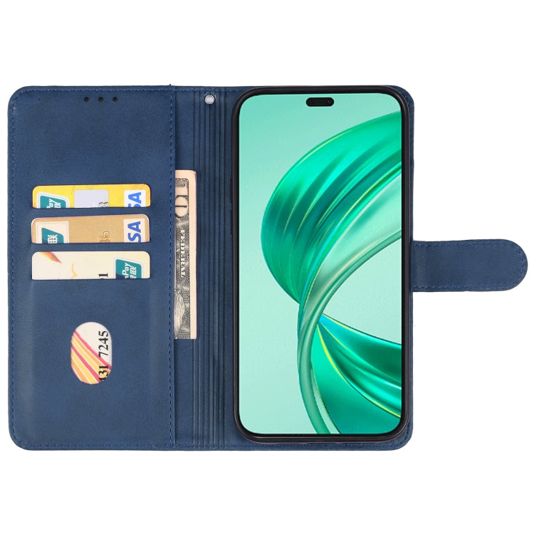 Honor X8b Leather Phone Case(Blue) - Honor Cases by PMC TechLife | Online Shopping South Africa | PMC TechLife | Buy Now Pay Later Mobicred