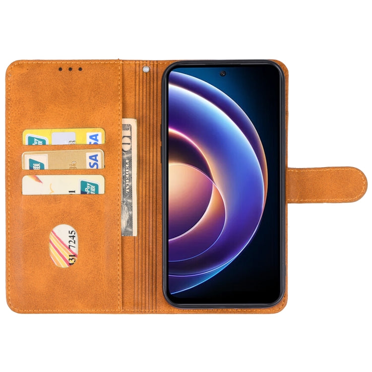 For Xiaomi Redmi Note 12R Leather Phone Case(Brown) - free shipping - PMC TechLife - Order now!