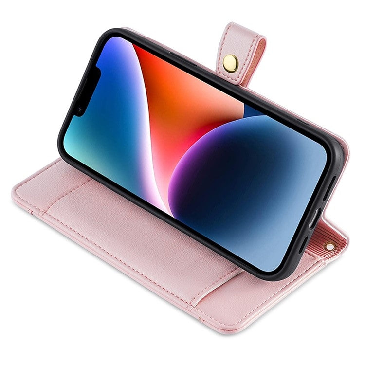 For Honor Magic6 5G Sheep Texture Cross-body Zipper Wallet Leather Phone Case(Pink) - Honor Cases by PMC TechLife | Online Shopping South Africa | PMC TechLife | Buy Now Pay Later Mobicred