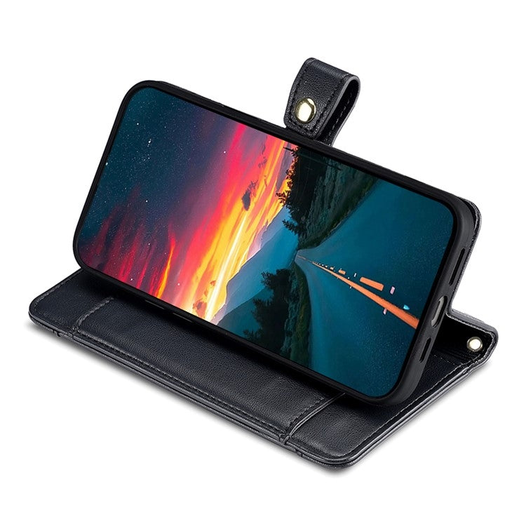 For Honor 200 Pro 5G Sheep Texture Cross-body Zipper Wallet Leather Phone Case(Black) - Honor Cases by PMC TechLife | Online Shopping South Africa | PMC TechLife | Buy Now Pay Later Mobicred