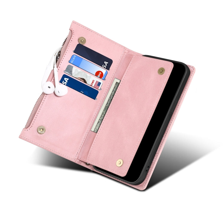 For Google Pixel 8 ESEBLE Retro Frosted RFID Flip Leather Phone Case(Rose Gold) - Google Cases by ESEBLE | Online Shopping South Africa | PMC TechLife | Buy Now Pay Later Mobicred