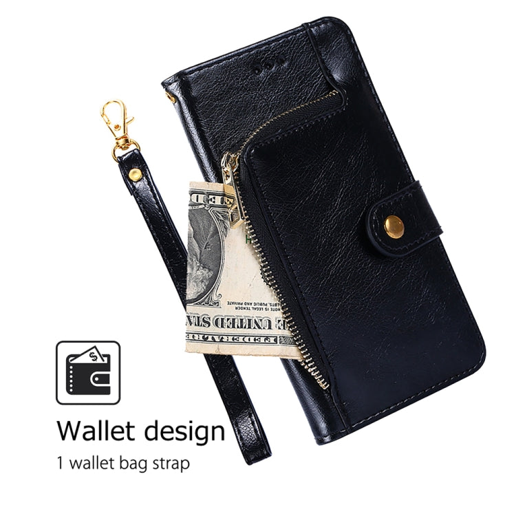 For Huawei Pura 70 Ultra 5G Zipper Bag Leather Phone Case(Black) - free shipping - PMC Jewellery - Order now!