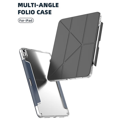 For iPad Pro 11 2024 Mutural Deformation Stand Smart Leather Tablet Case(Grey) - iPad Pro 11 2024 Cases by Mutural | Online Shopping South Africa | PMC Jewellery | Buy Now Pay Later Mobicred