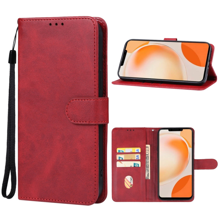 For Huawei nova Y91 Leather Phone Case(Red) - Huawei Cases by PMC Jewellery | Online Shopping South Africa | PMC Jewellery