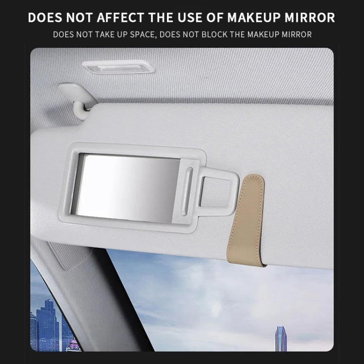 Car Sun Visor Glasses Holder Multifunctional Card Clip Storage Rack(Red) - free shipping - PMC TechLife - Order now!