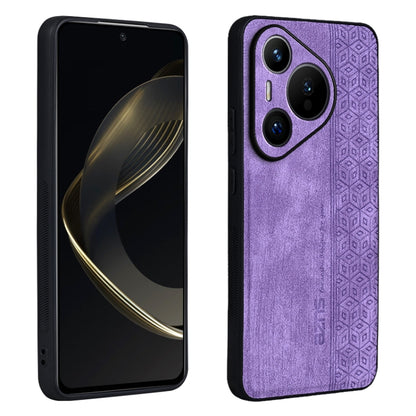 For Huawei Pura 70 AZNS 3D Embossed Skin Feel Phone Case(Purple) - Huawei Cases by AZNS | Online Shopping South Africa | PMC Jewellery | Buy Now Pay Later Mobicred