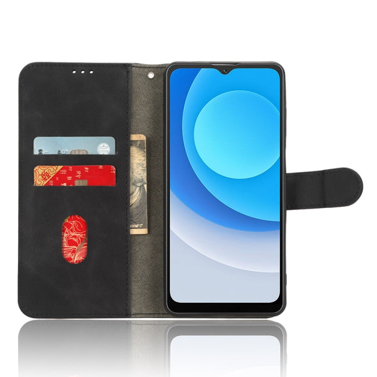 For Blackview A53 Pro Skin Feel Magnetic Flip Leather Phone Case(Black) - More Brand by PMC TechLife | Online Shopping South Africa | PMC TechLife