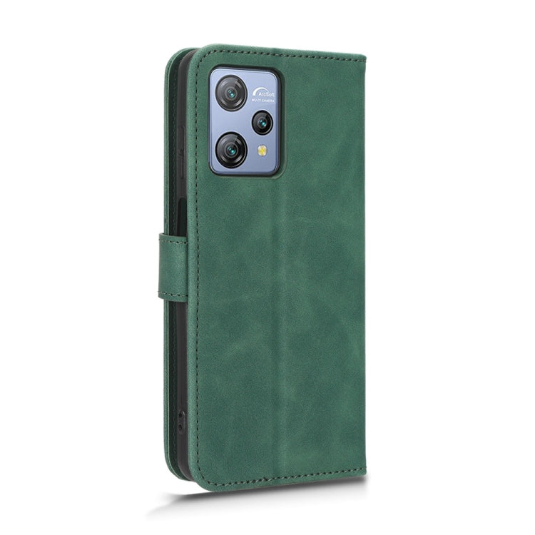 For Blackview A53 Pro Skin Feel Magnetic Flip Leather Phone Case(Green) - More Brand by PMC Jewellery | Online Shopping South Africa | PMC Jewellery | Buy Now Pay Later Mobicred