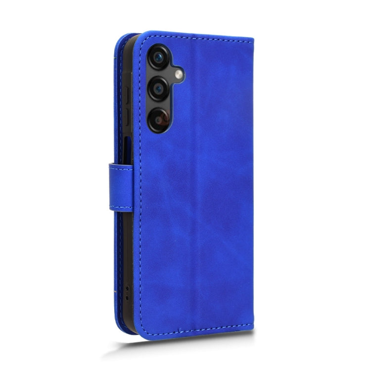 For Samsung Galaxy A25 5G Skin Feel Magnetic Flip Leather Phone Case(Blue) - Galaxy Phone Cases by PMC TechLife | Online Shopping South Africa | PMC TechLife
