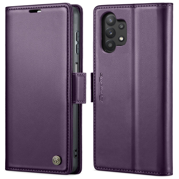 For Samsung Galaxy A32 5G / M32 5G CaseMe 023 Butterfly Buckle Litchi Texture RFID Anti-theft Leather Phone Case(Pearly Purple) - Galaxy Phone Cases by CaseMe | Online Shopping South Africa | PMC Jewellery | Buy Now Pay Later Mobicred