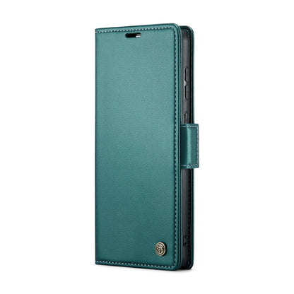 For Samsung Galaxy A20/A30/M10s CaseMe 023 Butterfly Buckle Litchi Texture RFID Anti-theft Leather Phone Case(Pearly Blue) - Galaxy Phone Cases by CaseMe | Online Shopping South Africa | PMC Jewellery | Buy Now Pay Later Mobicred