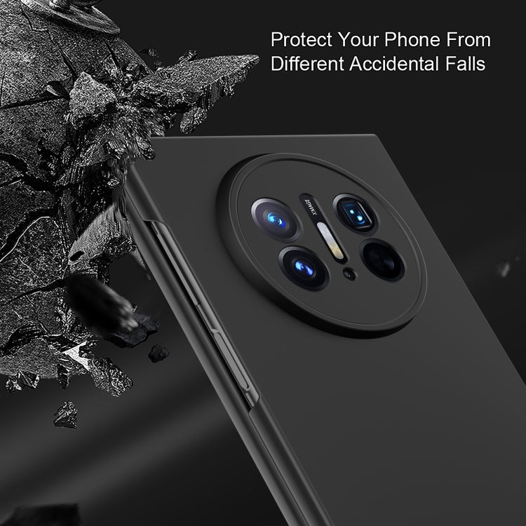 For Huawei Mate X3 Oil-sprayed Integrated Phone Case(Purple) - Huawei Cases by PMC TechLife | Online Shopping South Africa | PMC TechLife | Buy Now Pay Later Mobicred