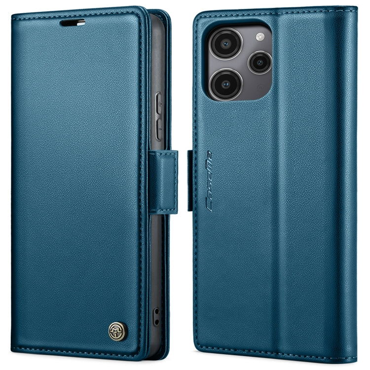 For Xiaomi Poco C65 4G CaseMe 023 Butterfly Buckle Litchi Texture RFID Anti-theft Leather Phone Case(Blue) - Xiaomi Cases by CaseMe | Online Shopping South Africa | PMC Jewellery | Buy Now Pay Later Mobicred