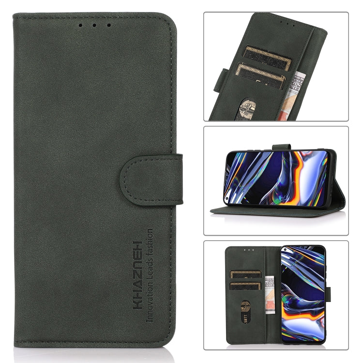 For Xiaomi Redmi Note 13 Pro+ 5G Global KHAZNEH Matte Texture Leather Phone Case(Green) - Xiaomi Cases by PMC TechLife | Online Shopping South Africa | PMC TechLife | Buy Now Pay Later Mobicred