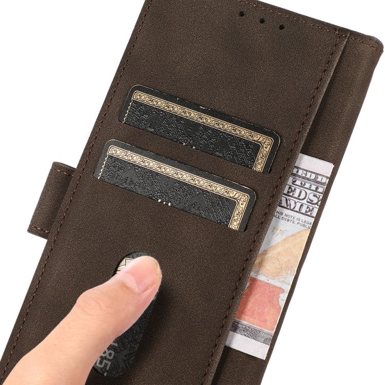 For Xiaomi Redmi K70E / POCO X6 Pro KHAZNEH Matte Texture Leather Phone Case(Brown) - K70E Cases by PMC TechLife | Online Shopping South Africa | PMC TechLife | Buy Now Pay Later Mobicred