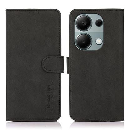 For Xiaomi Redmi Note 13 Pro 4G / POCO M6 Pro KHAZNEH Matte Texture Leather Phone Case(Black) - Note 13 Pro Cases by PMC Jewellery | Online Shopping South Africa | PMC Jewellery | Buy Now Pay Later Mobicred