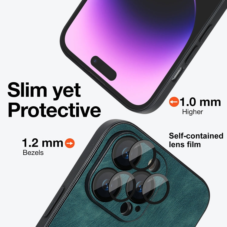 For iPhone 11 Pro Skin Feel Leather MagSafe Magnetic Phone Case(Green) - iPhone 11 Pro Cases by PMC TechLife | Online Shopping South Africa | PMC TechLife
