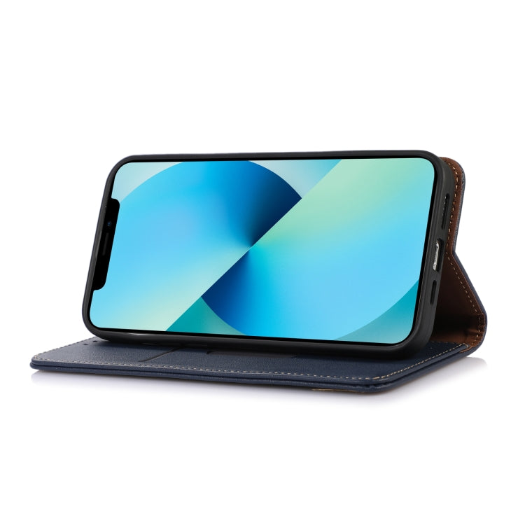 For Xiaomi 14 KHAZNEH Nappa Top Layer Cowhide Leather Phone Case(Blue) - 14 Cases by PMC TechLife | Online Shopping South Africa | PMC TechLife | Buy Now Pay Later Mobicred
