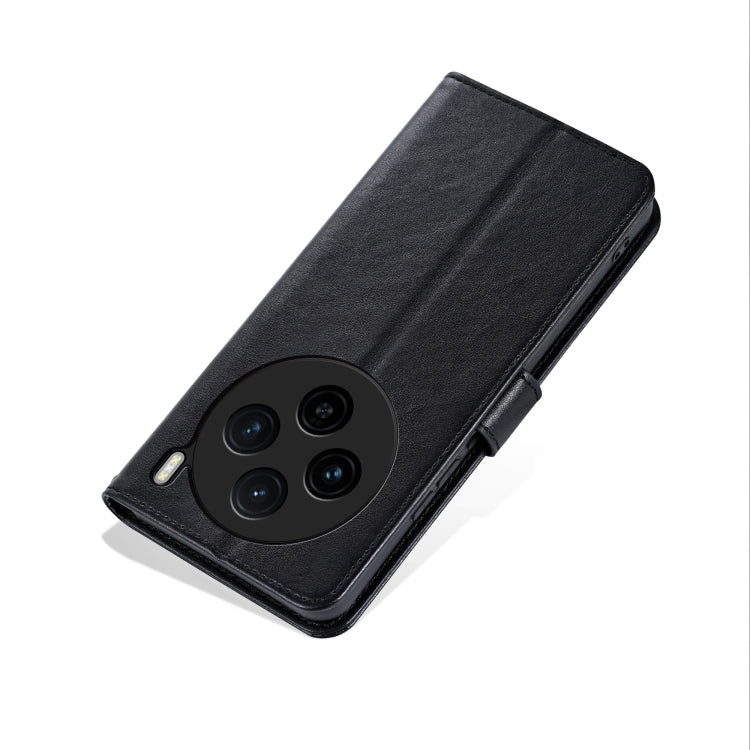 For vivo X100S AZNS Sheepskin Texture Flip Leather Phone Case(Black) - vivo Cases by AZNS | Online Shopping South Africa | PMC TechLife | Buy Now Pay Later Mobicred