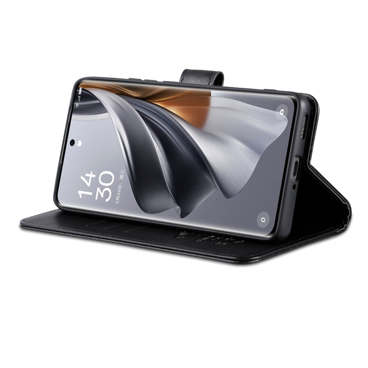 For vivo X100 Ultra AZNS Sheepskin Texture Flip Leather Phone Case(Black) - free shipping - PMC Jewellery - Order now!