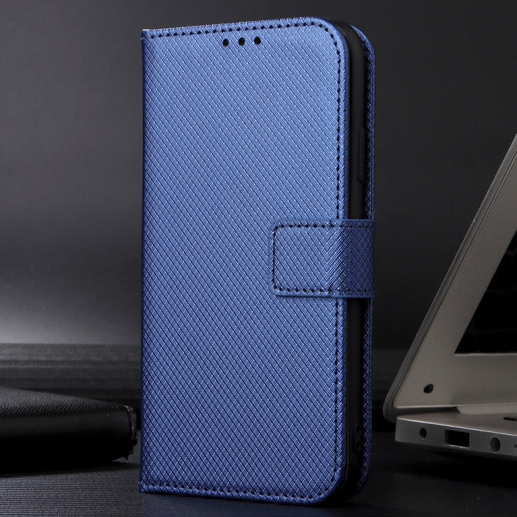 For vivo X100 Pro 5G Diamond Texture Leather Phone Case(Blue) - X100 Pro Cases by PMC TechLife | Online Shopping South Africa | PMC TechLife | Buy Now Pay Later Mobicred