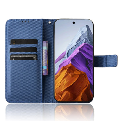 For Google Pixel 9 Diamond Texture Leather Phone Case(Blue) - Google Cases by PMC Jewellery | Online Shopping South Africa | PMC Jewellery | Buy Now Pay Later Mobicred