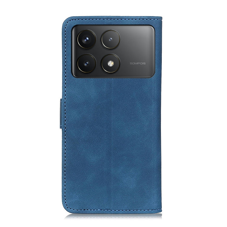 For Xiaomi Redmi K70 5G / K70 Pro 5G KHAZNEH Retro Texture Flip Leather Phone Case(Blue) - K70 Cases by PMC Jewellery | Online Shopping South Africa | PMC Jewellery | Buy Now Pay Later Mobicred