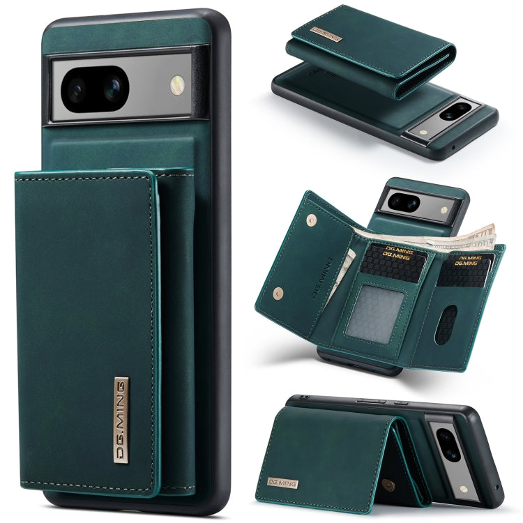 For Google Pixel 8A DG.MING M1 Series 3-Fold Multi Card Wallet + Magnetic Phone Case(Green) - free shipping - PMC TechLife - Order now!