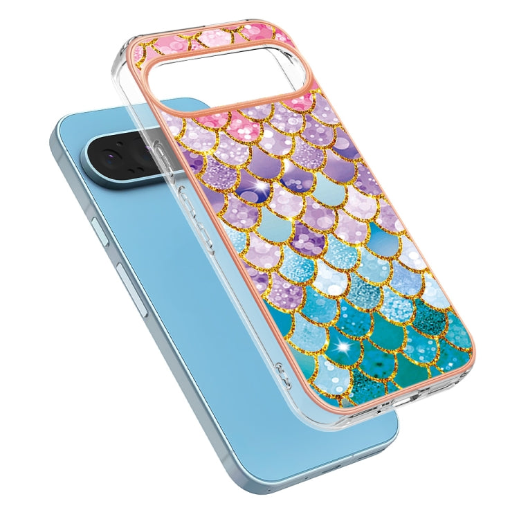 For Google Pixel 9 Pro XL Electroplating IMD TPU Phone Case(Colorful Scales) - Google Cases by PMC TechLife | Online Shopping South Africa | PMC TechLife | Buy Now Pay Later Mobicred