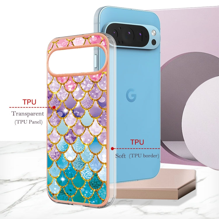 For Google Pixel 9 Pro XL Electroplating IMD TPU Phone Case(Colorful Scales) - Google Cases by PMC TechLife | Online Shopping South Africa | PMC TechLife | Buy Now Pay Later Mobicred