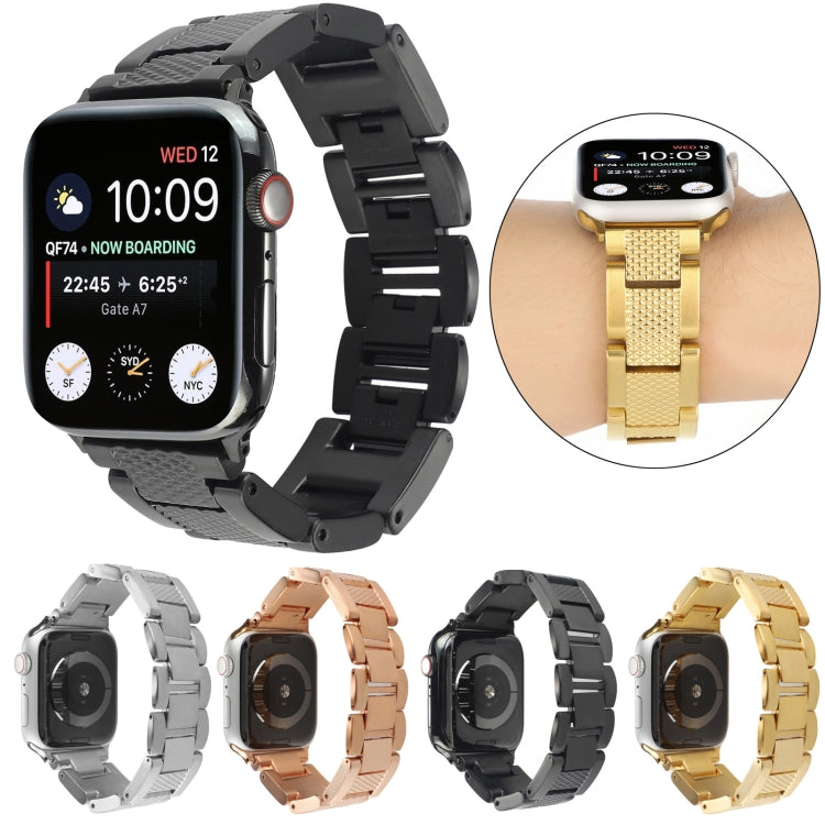 Plaid Metal Watch Band For Apple Watch Series 10 46mm(Silver) - free shipping - PMC TechLife - Order now!