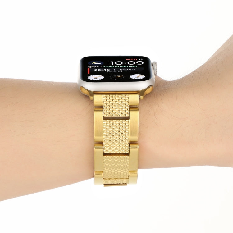 Plaid Metal Watch Band For Apple Watch Series 10 46mm(Silver) - free shipping - PMC TechLife - Order now!