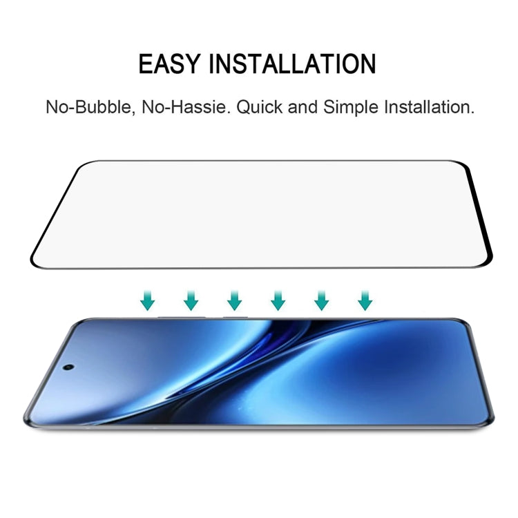For vivo X200 Pro 25pcs 3D Curved Edge Full Screen Tempered Glass Film(Black) - free shipping - PMC Jewellery - Order now!