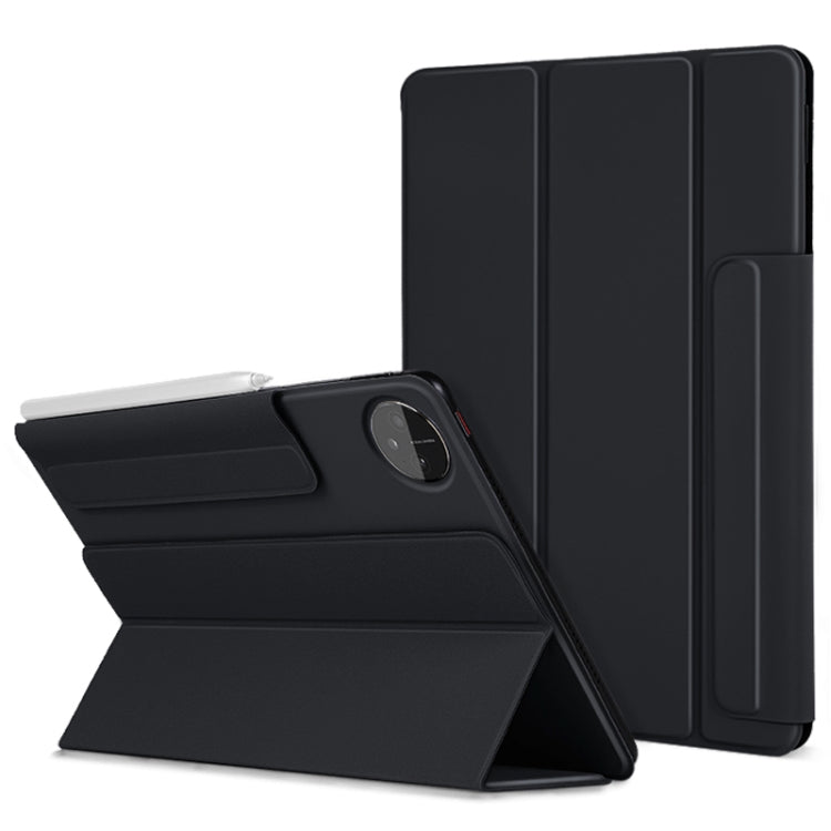 For Huawei Matepad Pro 10.8 3-fold Double-sided Clip Buckle Magnetic Smart Tablet Case(Black) - Huawei by PMC TechLife | Online Shopping South Africa | PMC TechLife | Buy Now Pay Later Mobicred