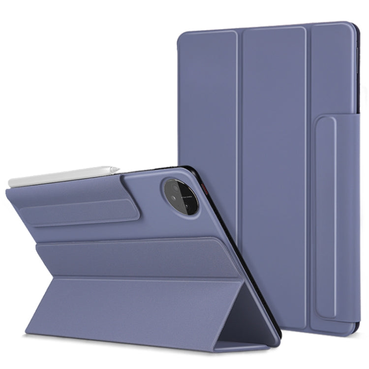 For Huawei Matepad 11 2021 3-fold Double-sided Clip Buckle Magnetic Smart Tablet Case(Lavender) - Huawei by PMC TechLife | Online Shopping South Africa | PMC TechLife | Buy Now Pay Later Mobicred