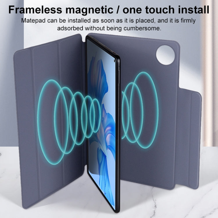 For Huawei Matepad Pro 10.8 3-fold Double-sided Clip Buckle Magnetic Smart Tablet Case(Black) - Huawei by PMC TechLife | Online Shopping South Africa | PMC TechLife | Buy Now Pay Later Mobicred