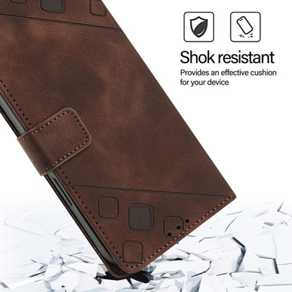 For Xiaomi Redmi K70 / K70 Pro Skin Feel Embossed Leather Phone Case(Brown) - K70 Cases by PMC Jewellery | Online Shopping South Africa | PMC Jewellery | Buy Now Pay Later Mobicred