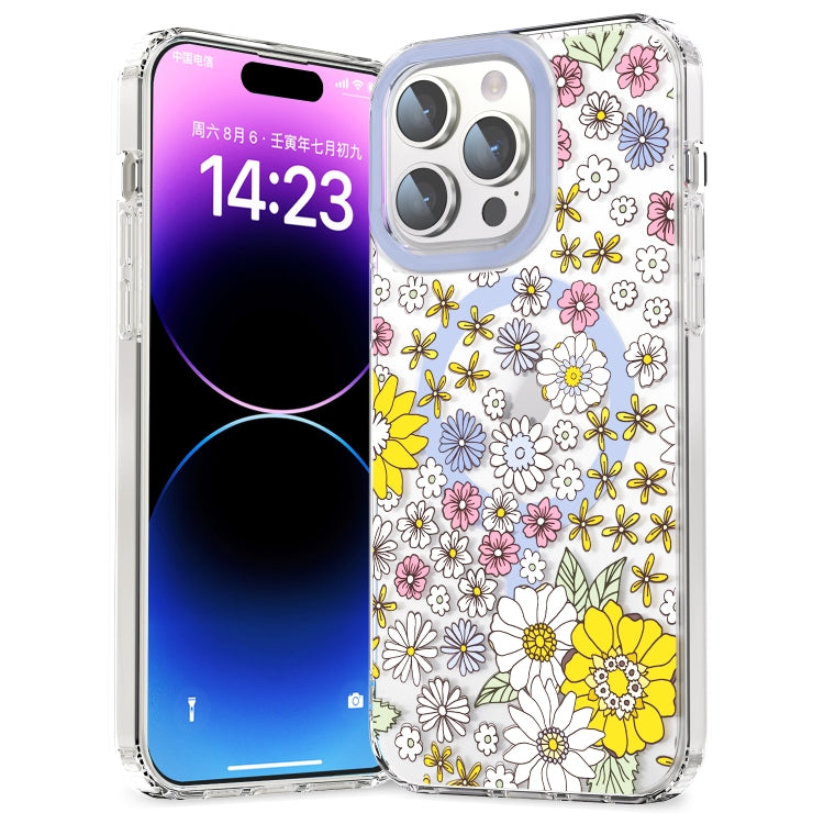 For iPhone 14 Pro Max MagSafe Magnetic TPU Phone Case(Little Flower) - free shipping - PMC TechLife - Order now!