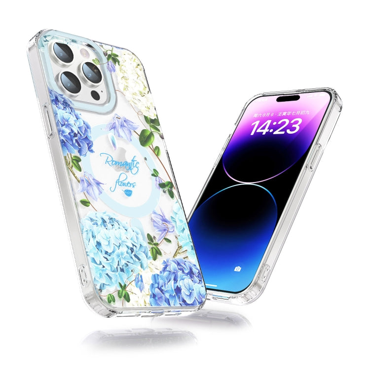 For iPhone 13 Pro Max MagSafe Magnetic TPU Phone Case(Small Floral) - iPhone 13 Pro Max Cases by PMC TechLife | Online Shopping South Africa | PMC TechLife