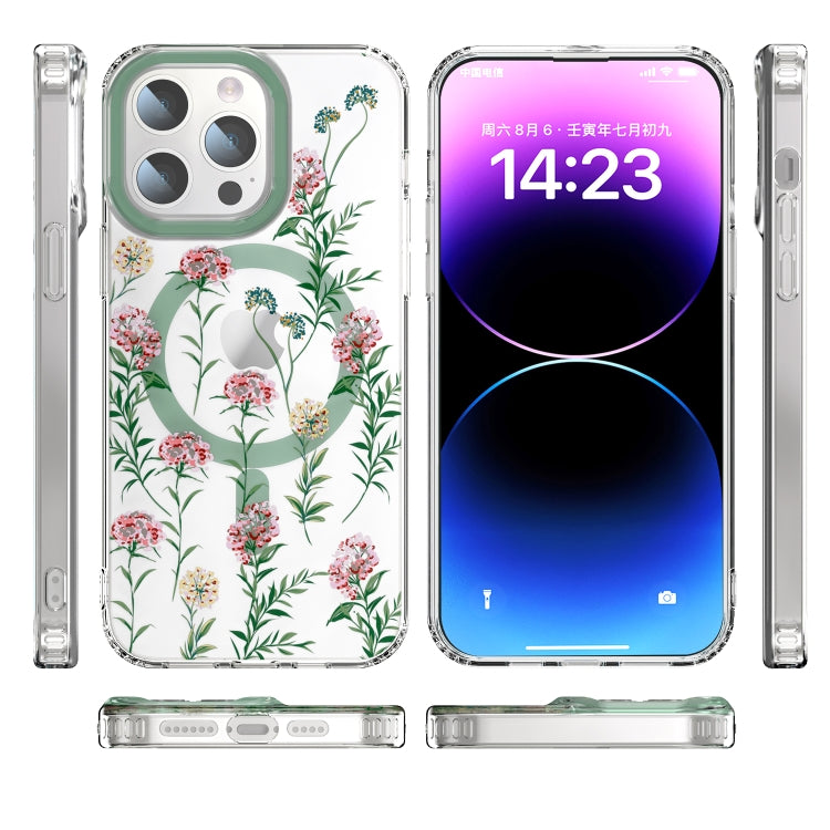 For iPhone 11 Pro Max MagSafe Magnetic TPU Phone Case(Vine Rose) - free shipping - PMC TechLife - Order now!