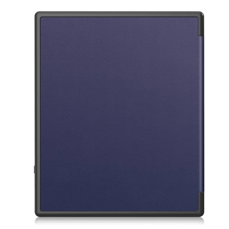 For Kobo Elipsa 2E Solid Color Deformation TPU Leather Smart Tablet Case(Dark Blue) - Others by PMC TechLife | Online Shopping South Africa | PMC TechLife | Buy Now Pay Later Mobicred