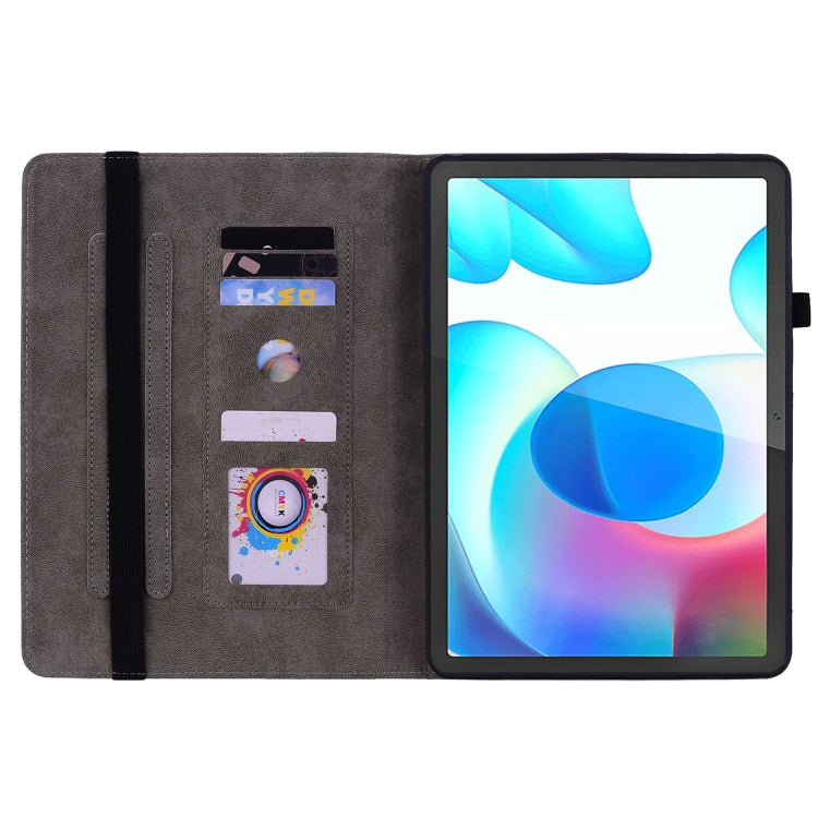 For Realme Pad 10.4 / Pad 5G 10.4 Butterfly Rose Embossed Leather Tablet Case(Green) - Realme by PMC TechLife | Online Shopping South Africa | PMC TechLife | Buy Now Pay Later Mobicred