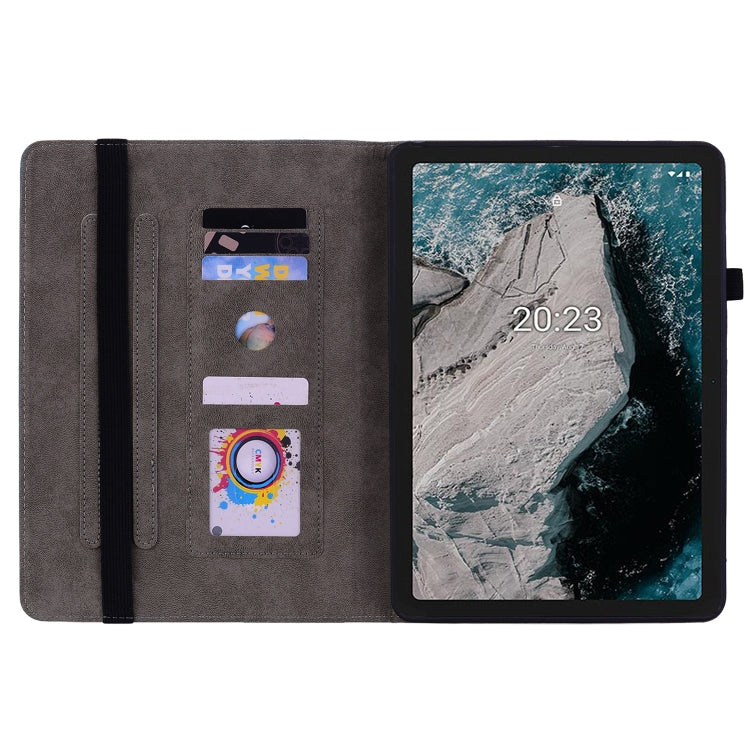 For Nokia T20 10.4 2021 Butterfly Rose Embossed Leather Tablet Case(Pink) - Honor Cases by PMC TechLife | Online Shopping South Africa | PMC TechLife | Buy Now Pay Later Mobicred